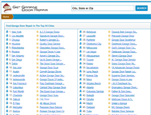 Tablet Screenshot of getgaragedoorrepair.com